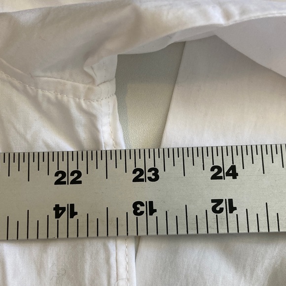 J. Crew Jules ruffle-collar shirt in cotton poplin Size 14 White - Picture 4 of 9